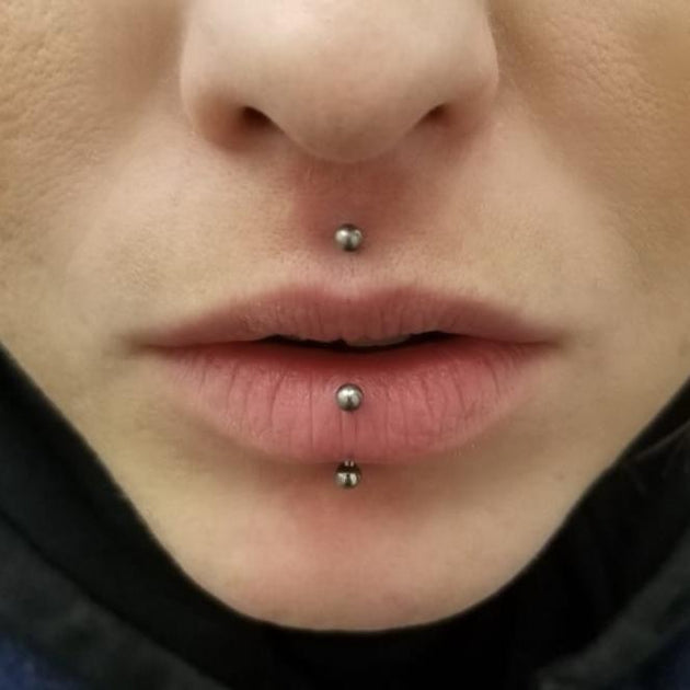 Labret Piercings Healing Aftercare and Questions Pierced