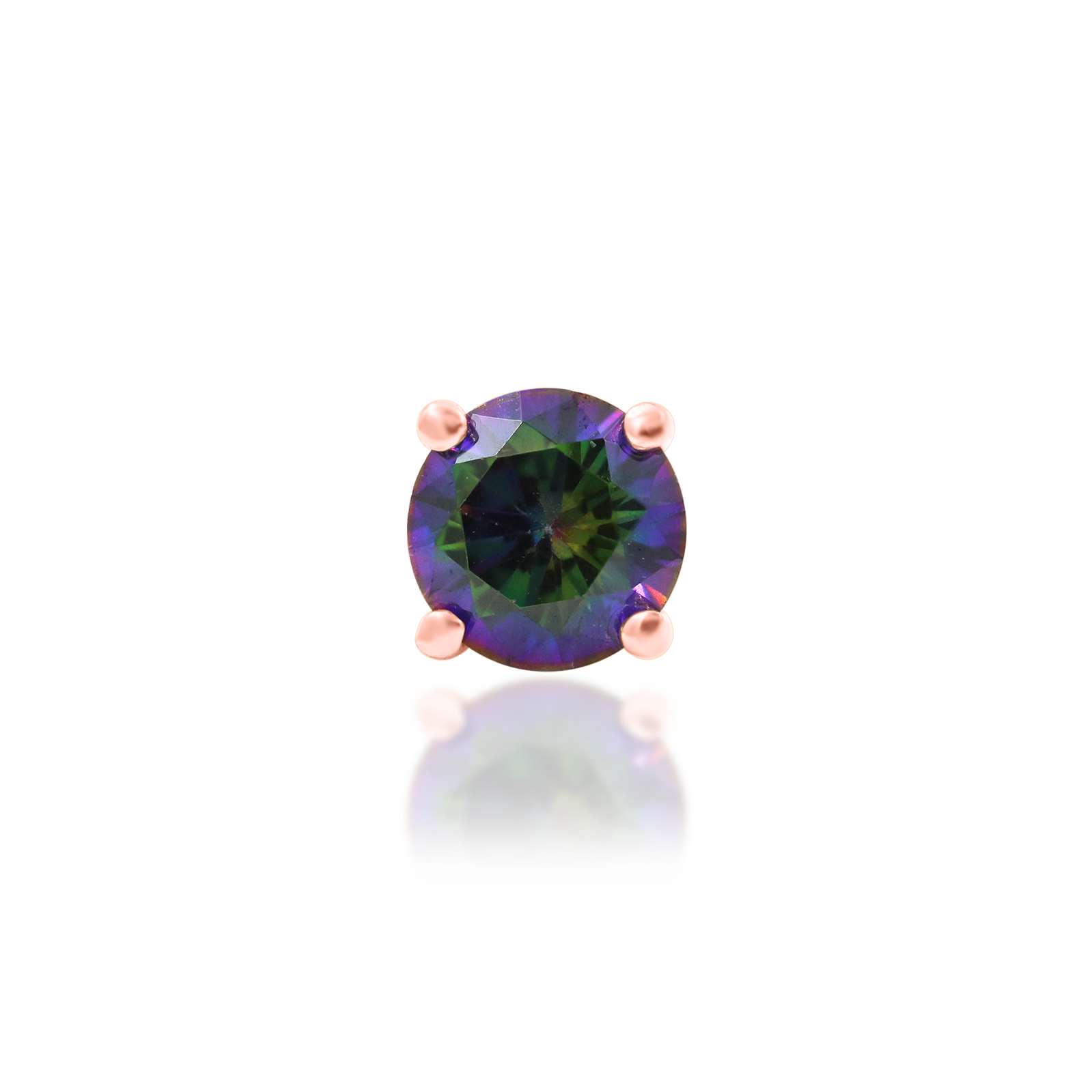Mystic Prong-set in 14k gold by Junipurr