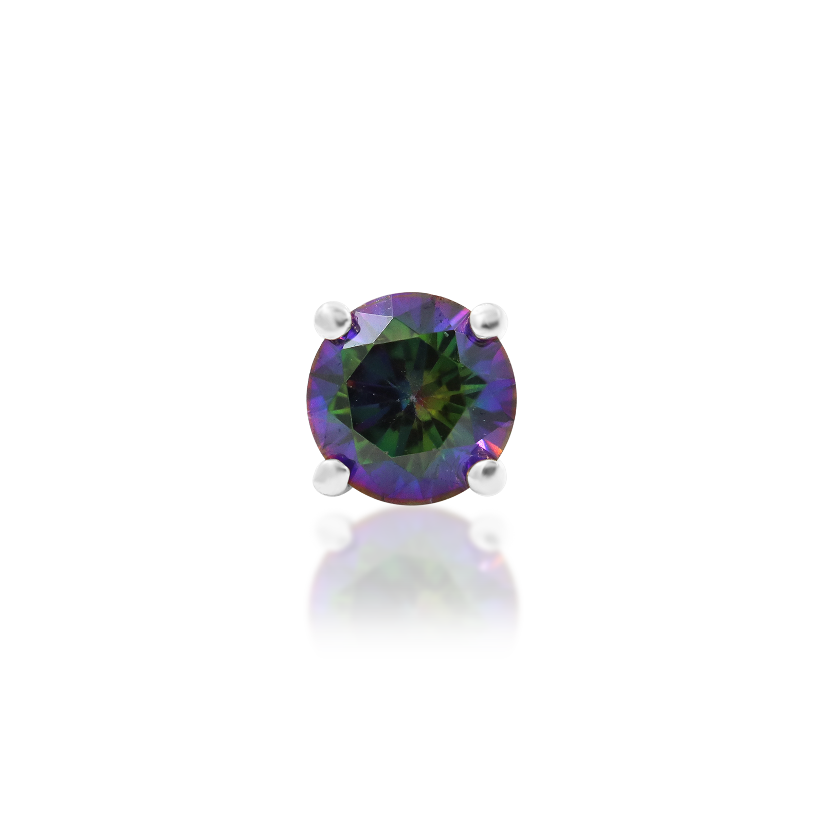Mystic Prong-set in 14k gold by Junipurr