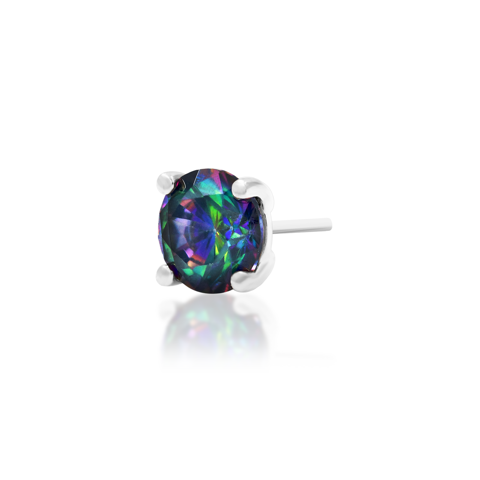 Mystic Prong-set in 14k gold by Junipurr