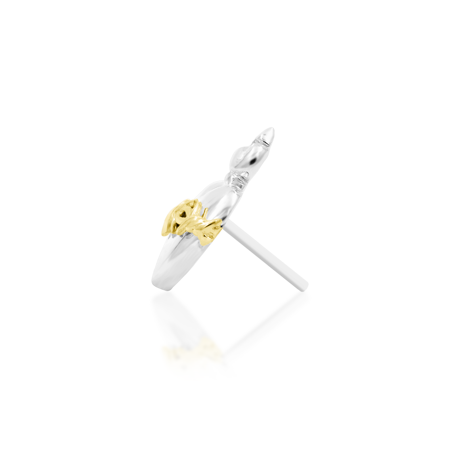 Sacred Heart in 14k gold by Junipurr