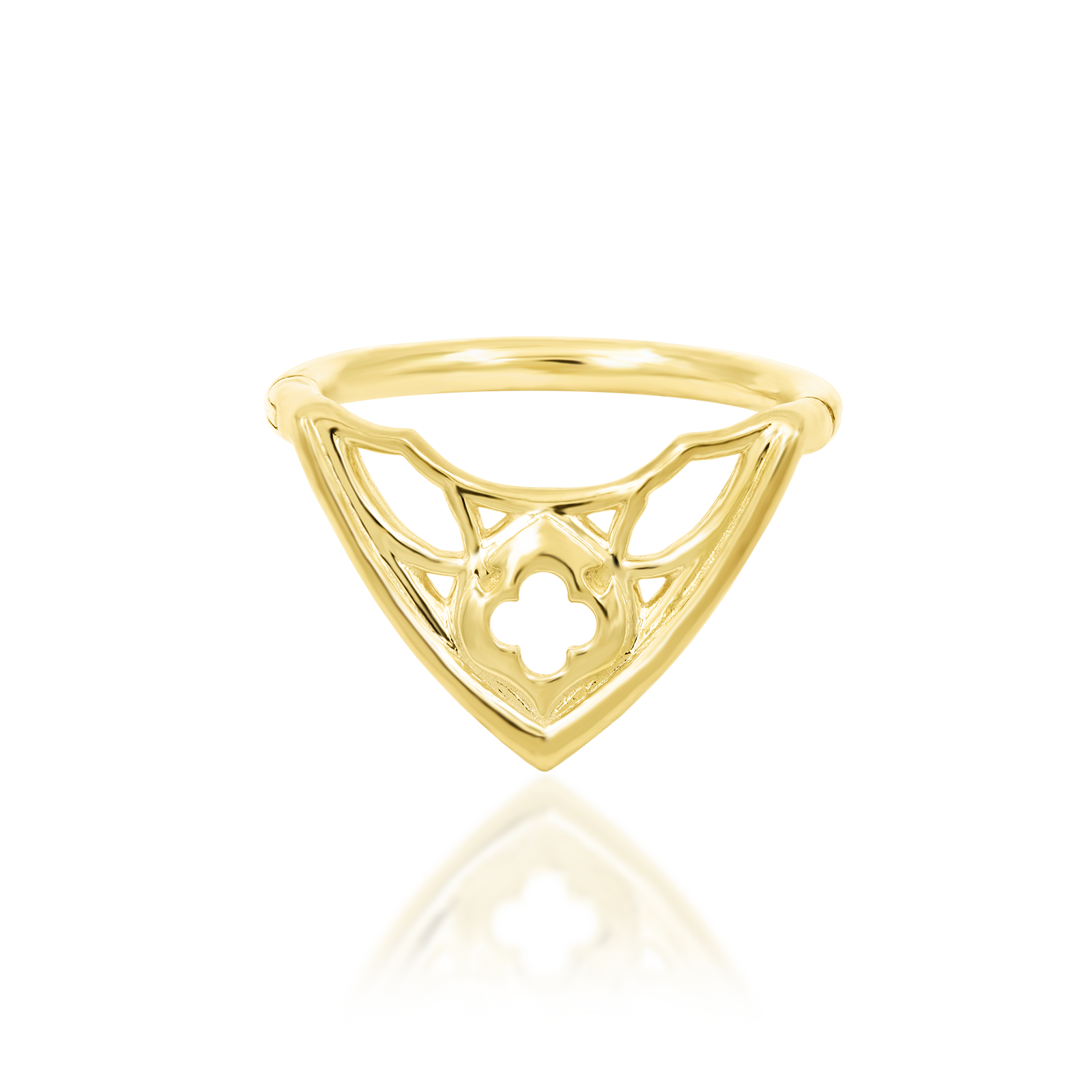 Cathedral in 14k gold by Junipurr