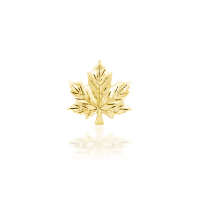 Maple Leaf Eh in 14k gold by Junipurr