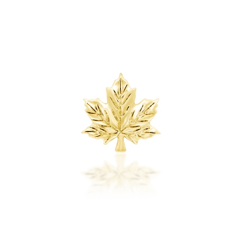 Maple Leaf Eh in 14k gold by Junipurr