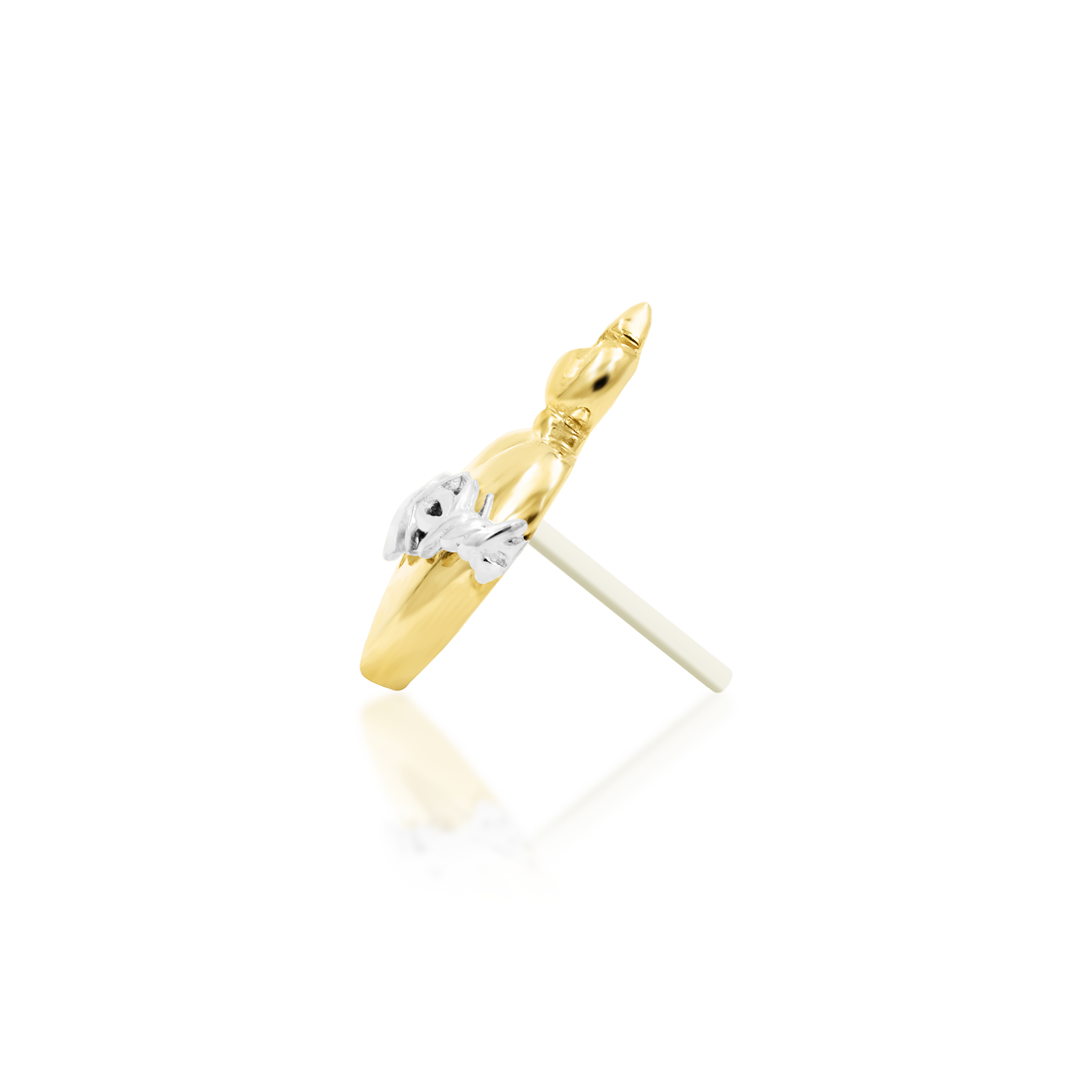 Sacred Heart in 14k gold by Junipurr