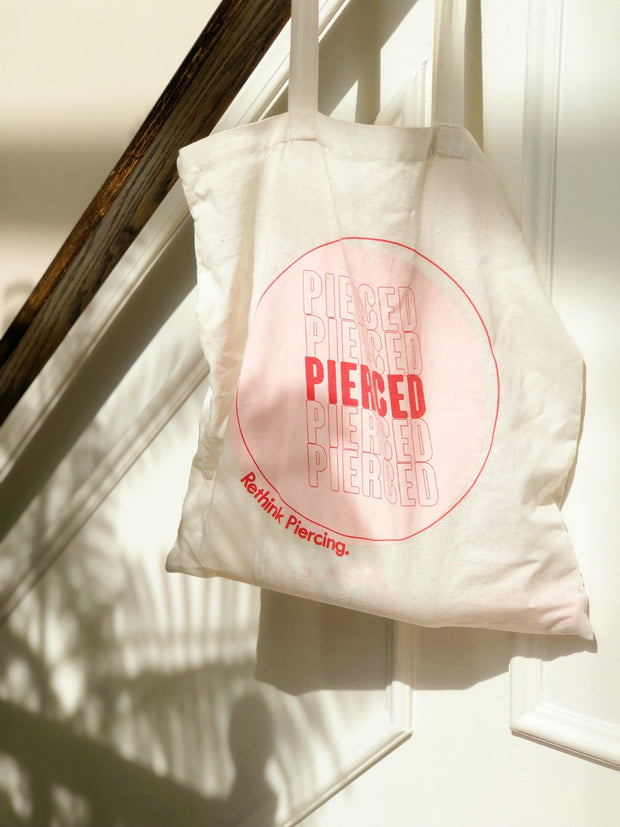 Pierced Tote Bag
