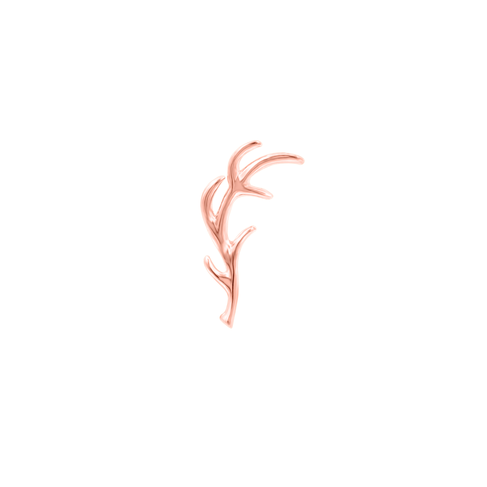 Antler in 14k Gold by Junipurr