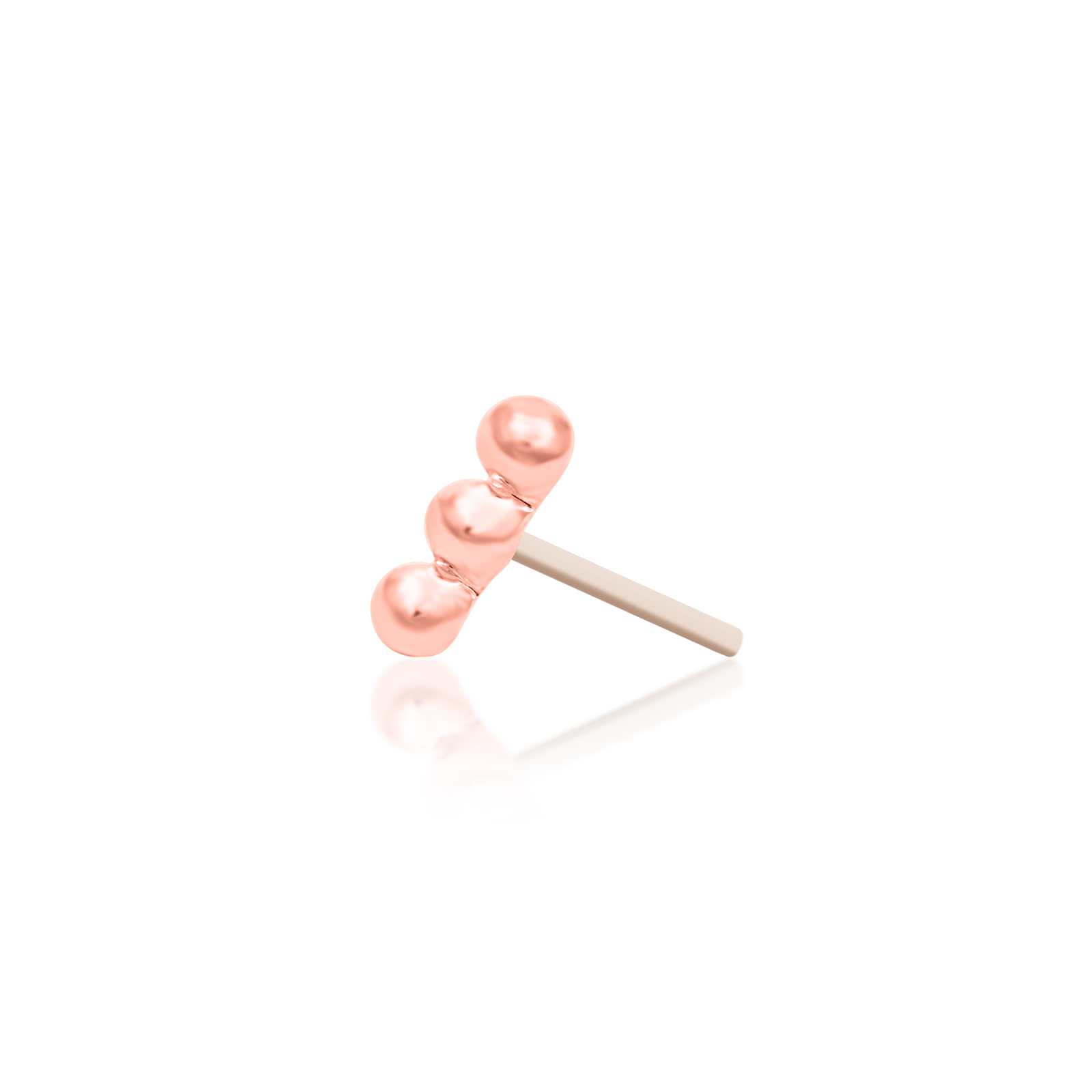 Beads-of-3 in 14k Gold by Junipurr