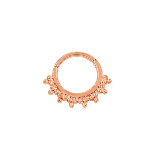 Tri-Bead Clicker in 14k Gold by Junipurr