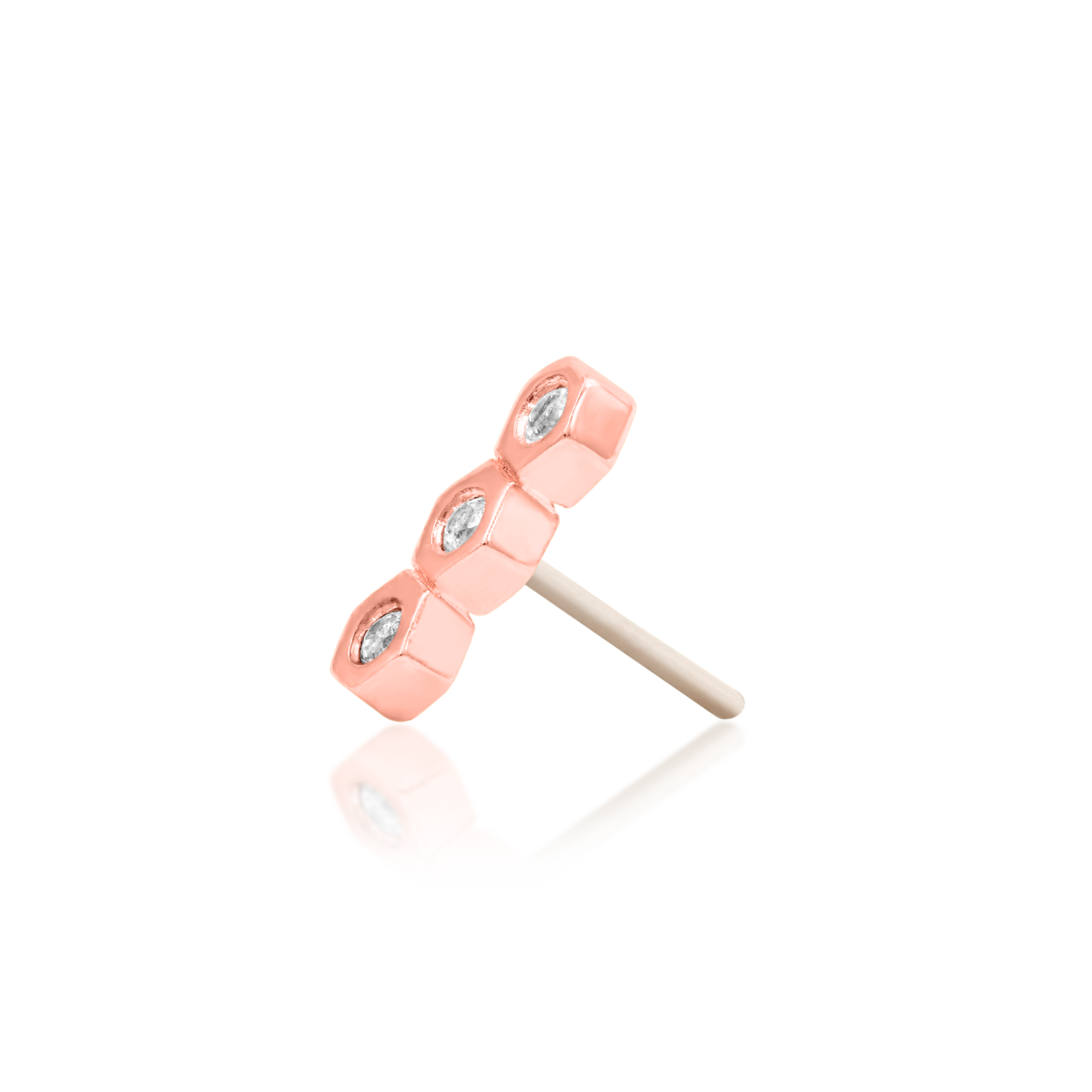 Honeycomb in 14k gold by Junipurr