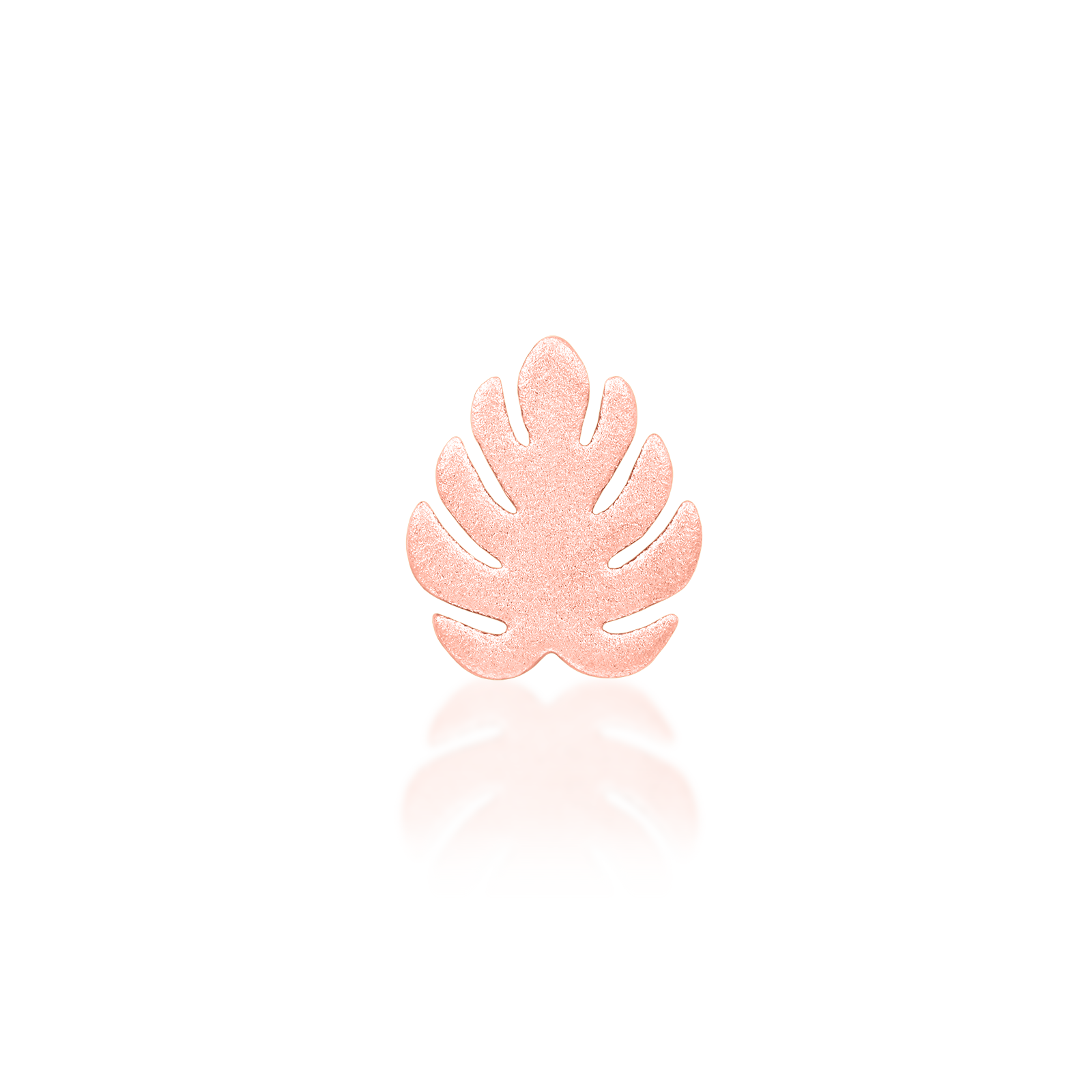 Monstera in 14k gold by Junipurr