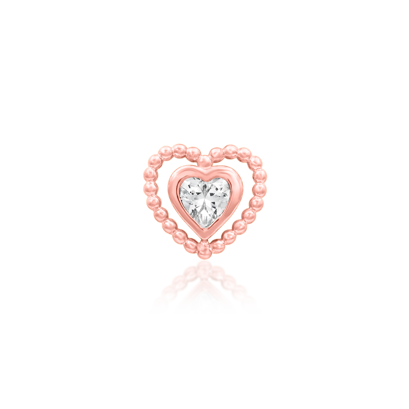 My Beading Heart in 14k Gold by Junipurr