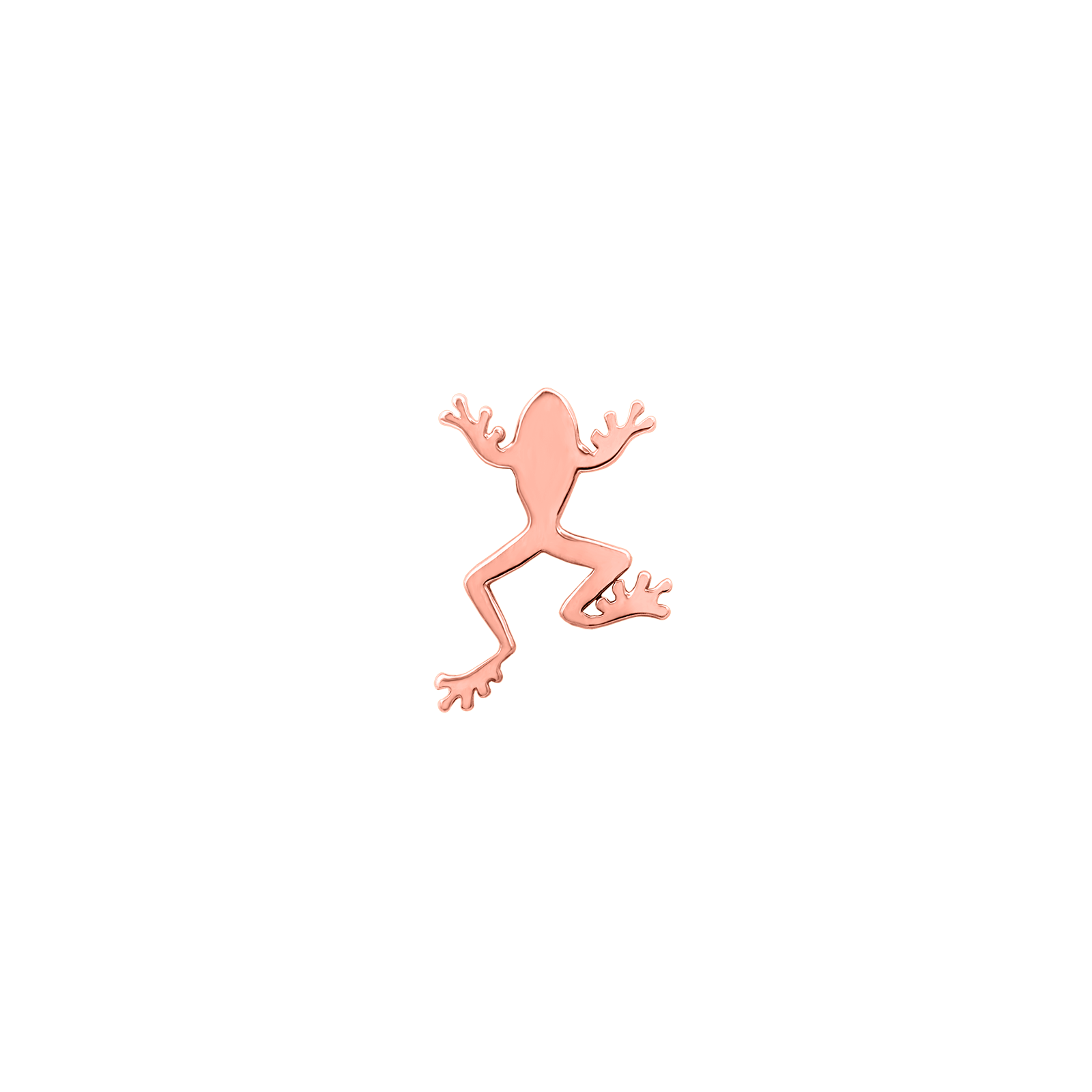 Frog in 14k Gold by Junipurr