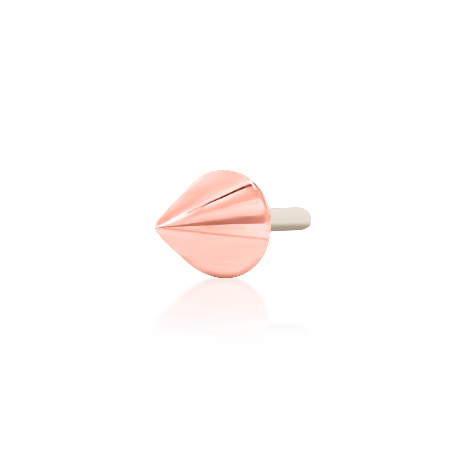 Spike in 14k gold by Junipurr