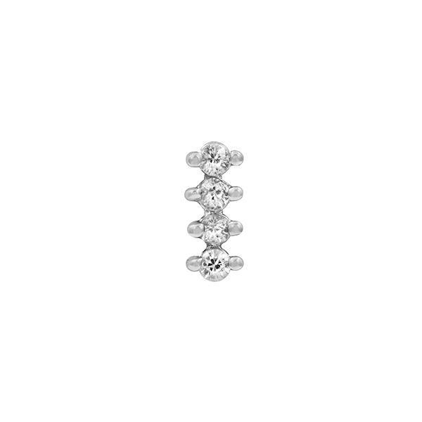 4 Gem Swarovski Line in 14k Gold by Junipurr