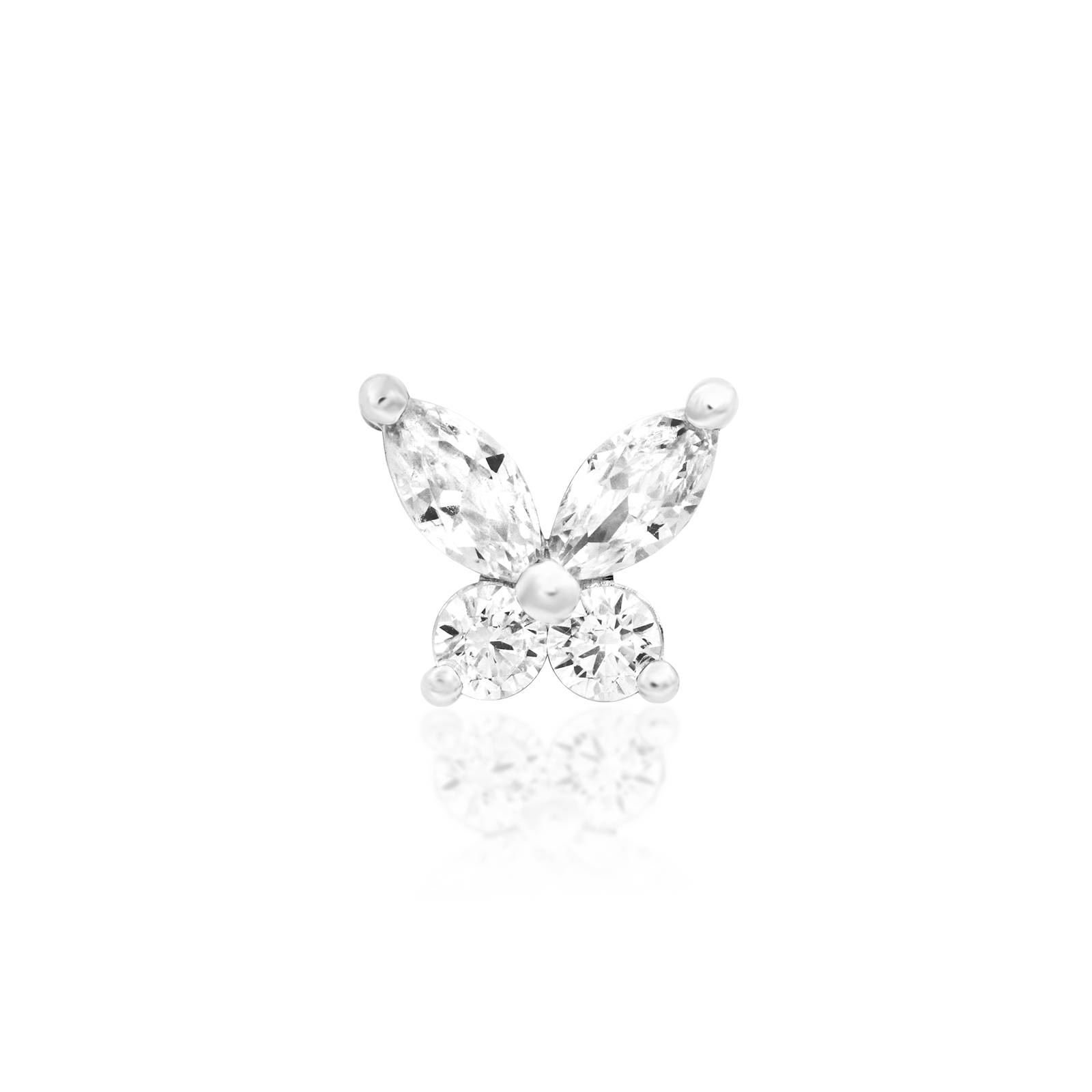 Flutterby in 14k Gold by Junipurr