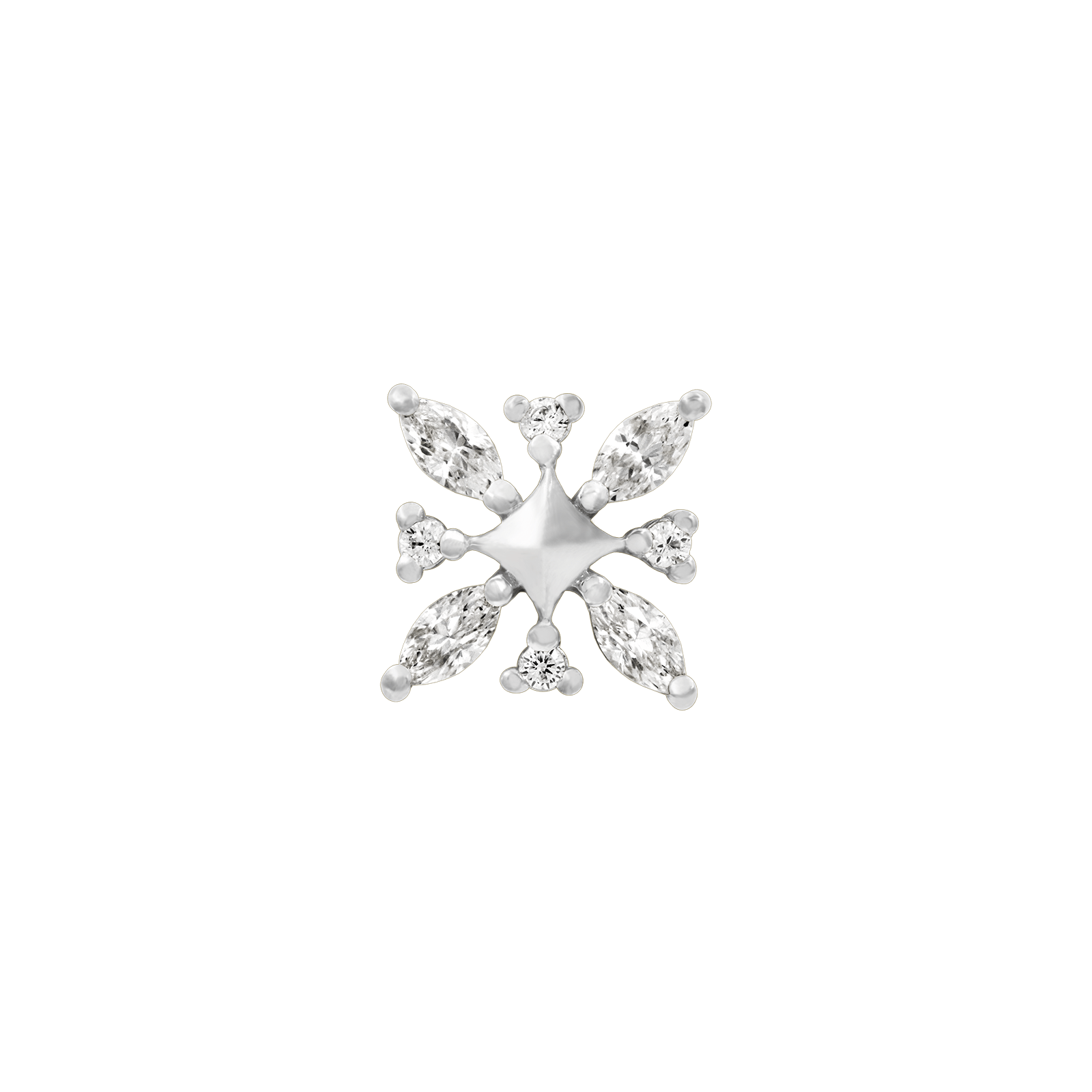 Elsa Gold Snowflake in 14k Gold by Junipurr