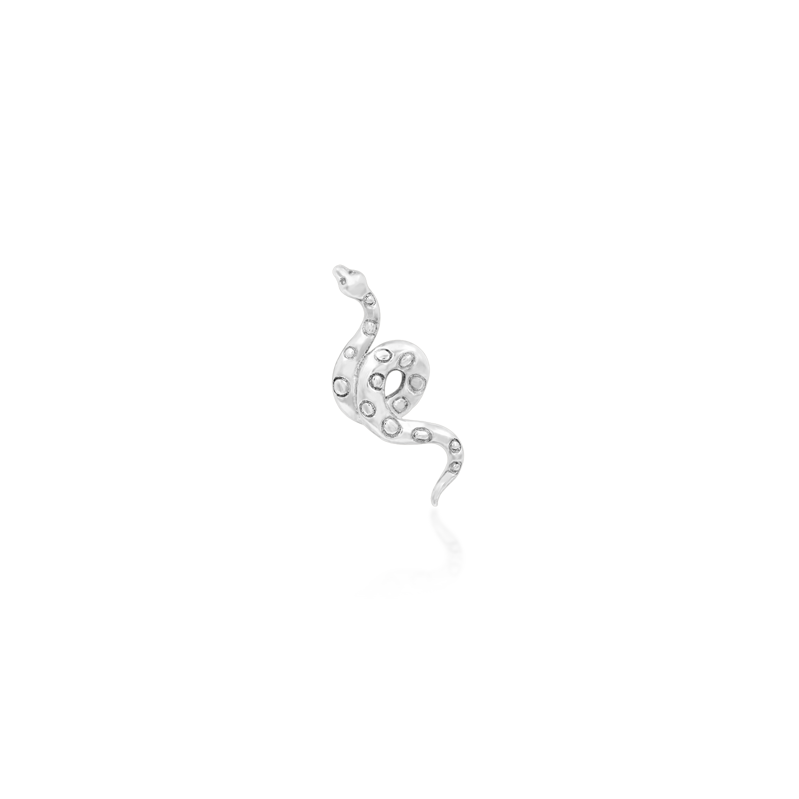 Textured Snake in 14k Gold by Junipurr