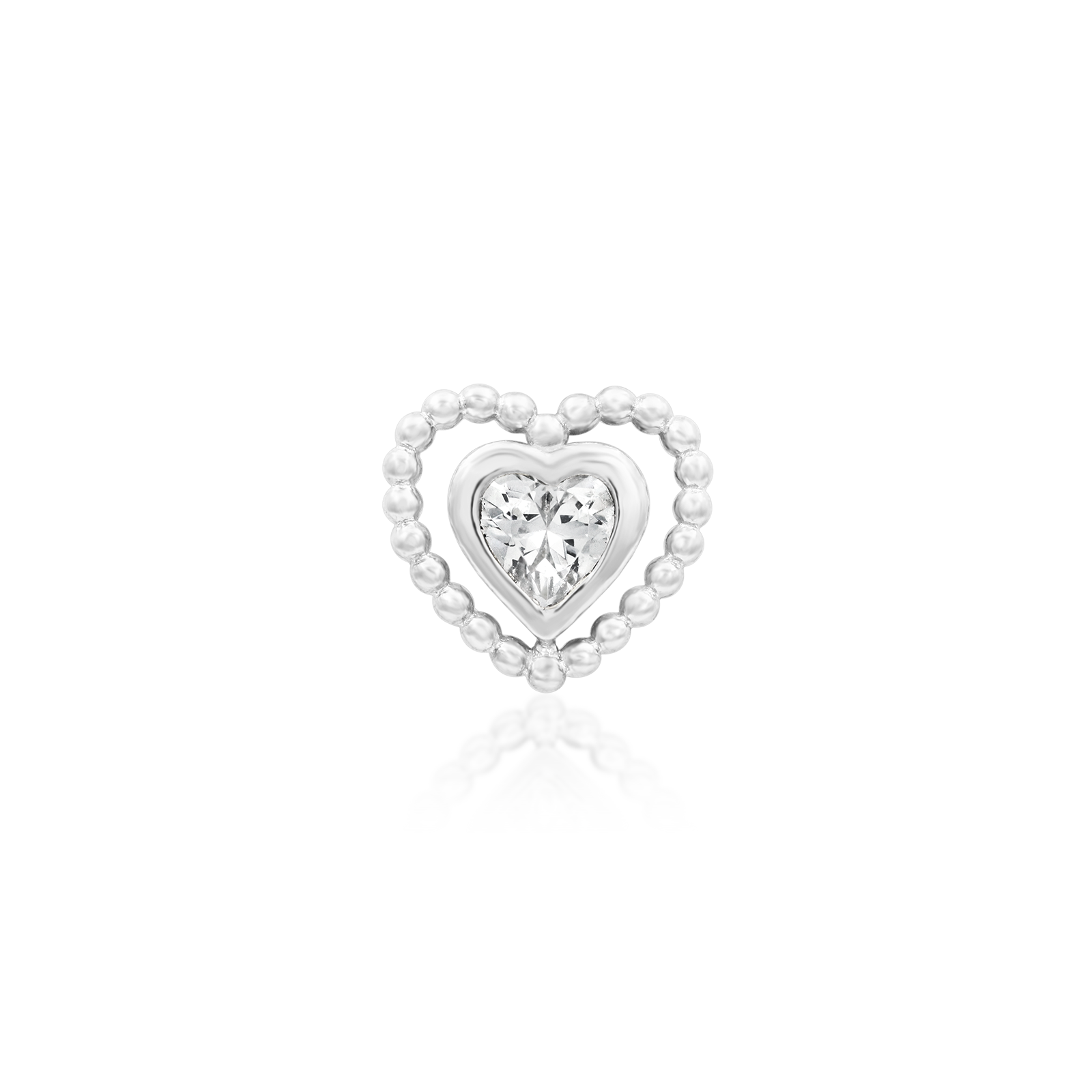 My Beading Heart in 14k Gold by Junipurr