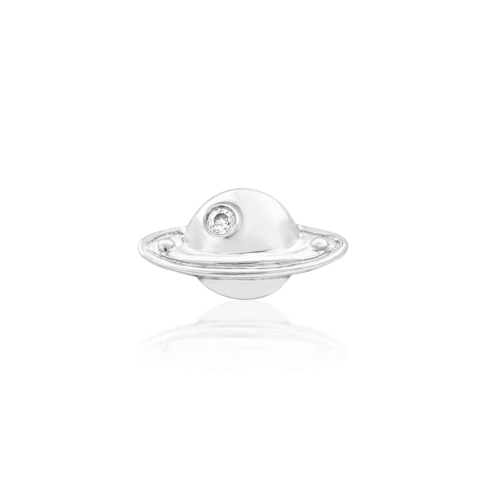 Saturn in 14k Gold by Junipurr