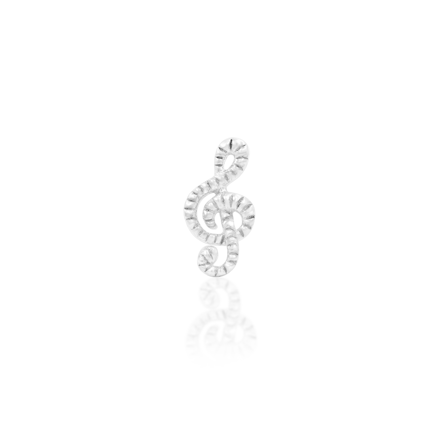 Treble Clef in 14k Gold by Junipurr