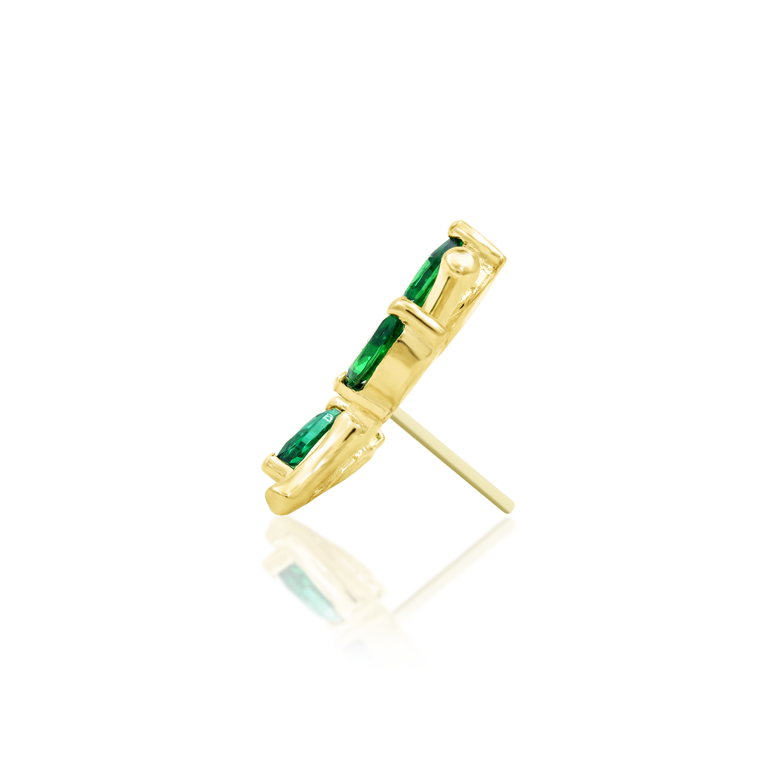Bamboo Blossom in 14k Gold by Junipurr