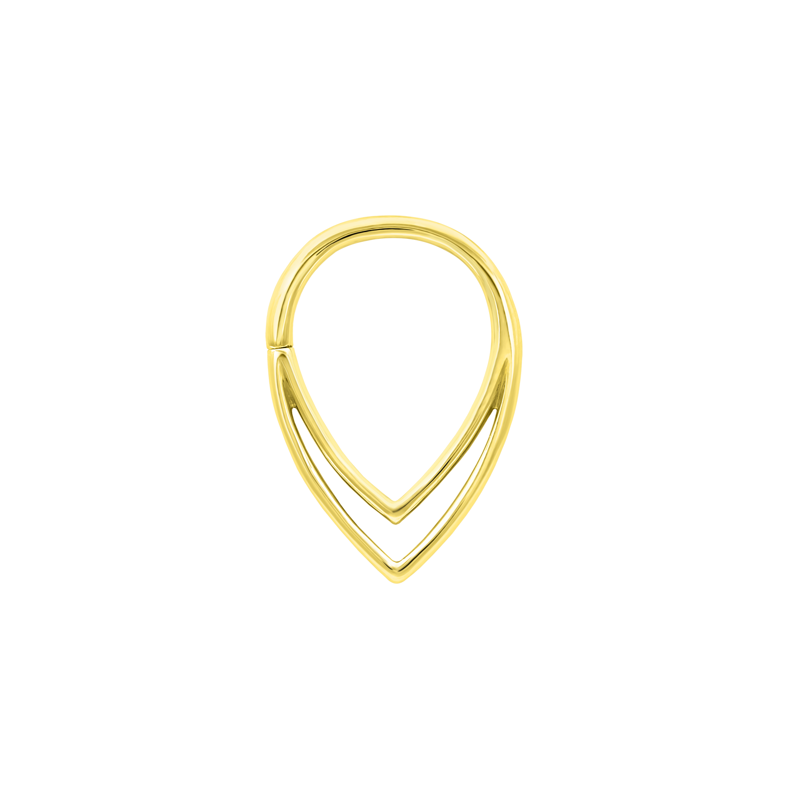 Bashful Seam Ring in Solid 14k Gold by Junipurr