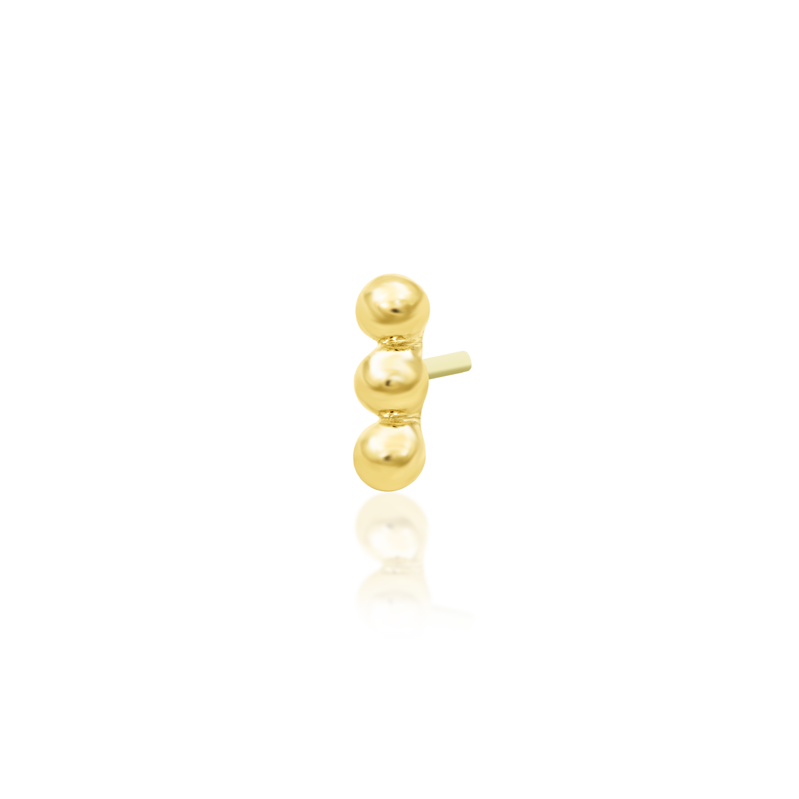 Beads-of-3 in 14k Gold by Junipurr