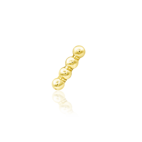 Beads-of-4 in 14k Gold by Junipurr
