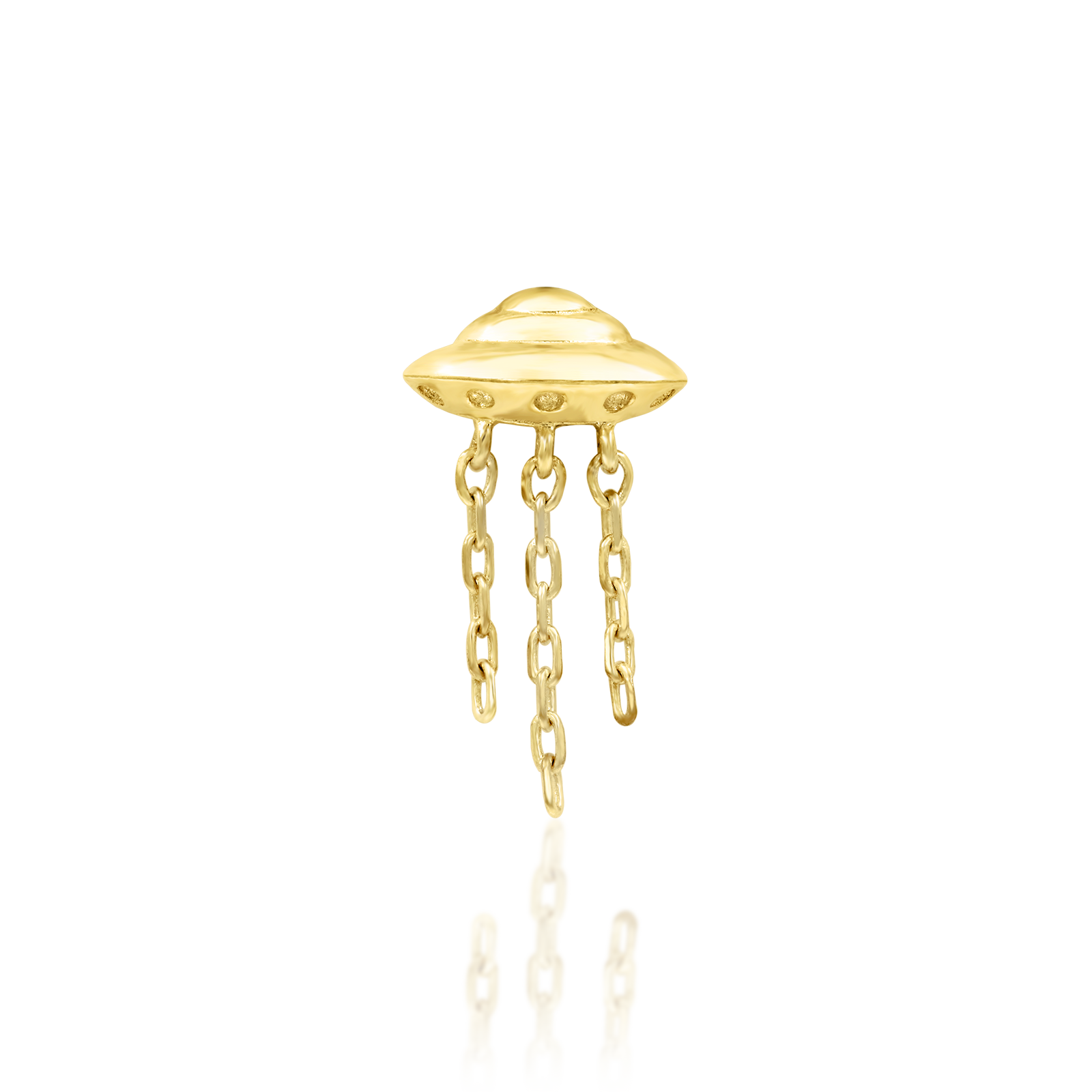 Beam me up! in 14k Gold by Junipurr