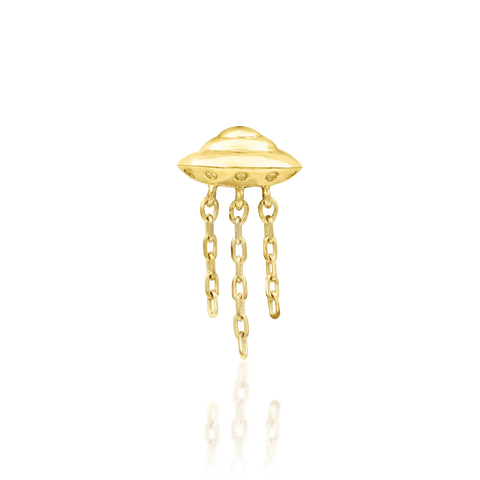Beam me up! in 14k Gold by Junipurr