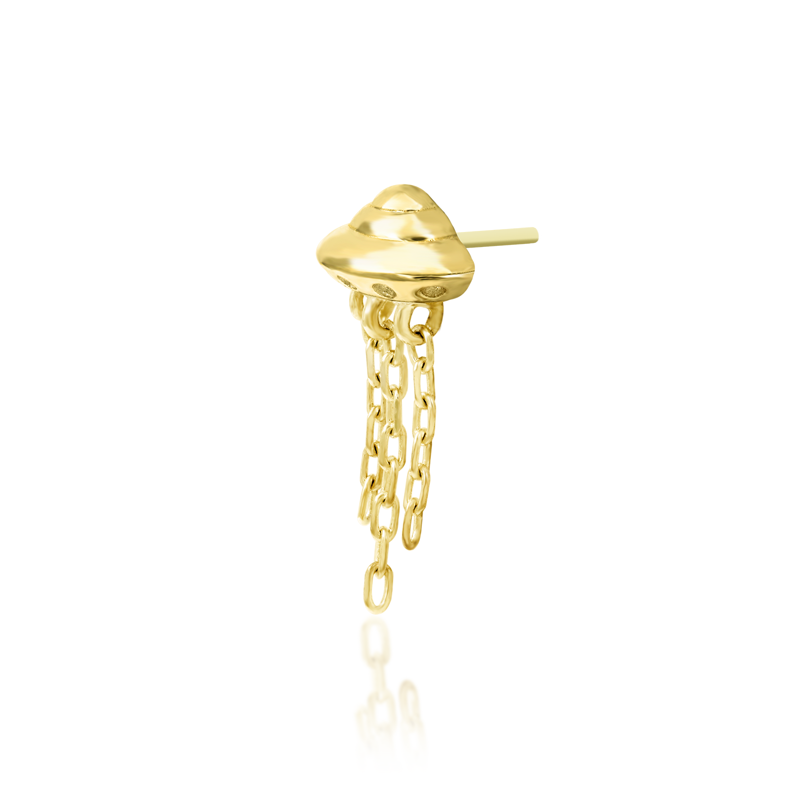 Beam me up! in 14k Gold by Junipurr