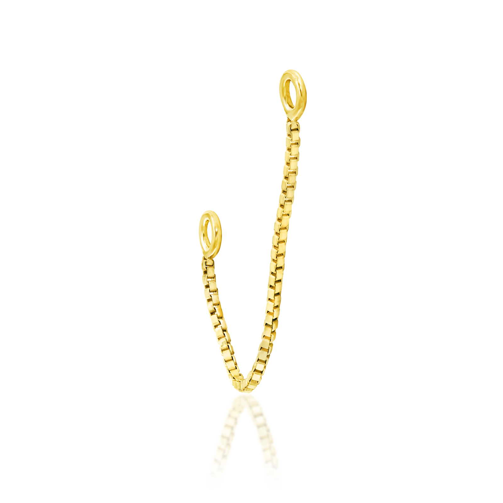 Box Chain in 14k gold by Junipurr