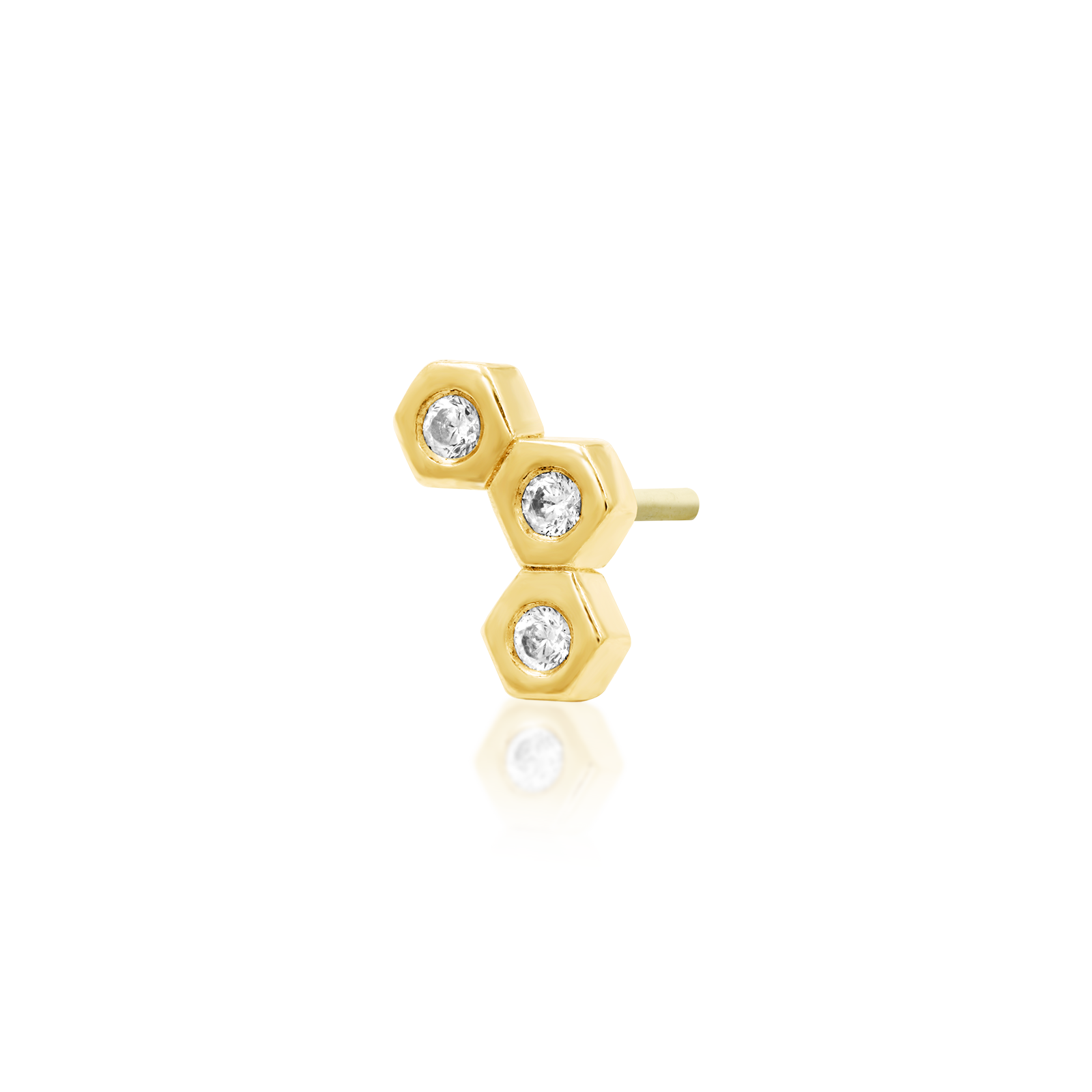 Buzzin in 14k Gold by Junipurr