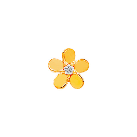 Flower in 14k Gold by Junipurr