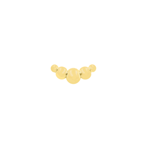 Croissant in 14k Gold by Junipurr