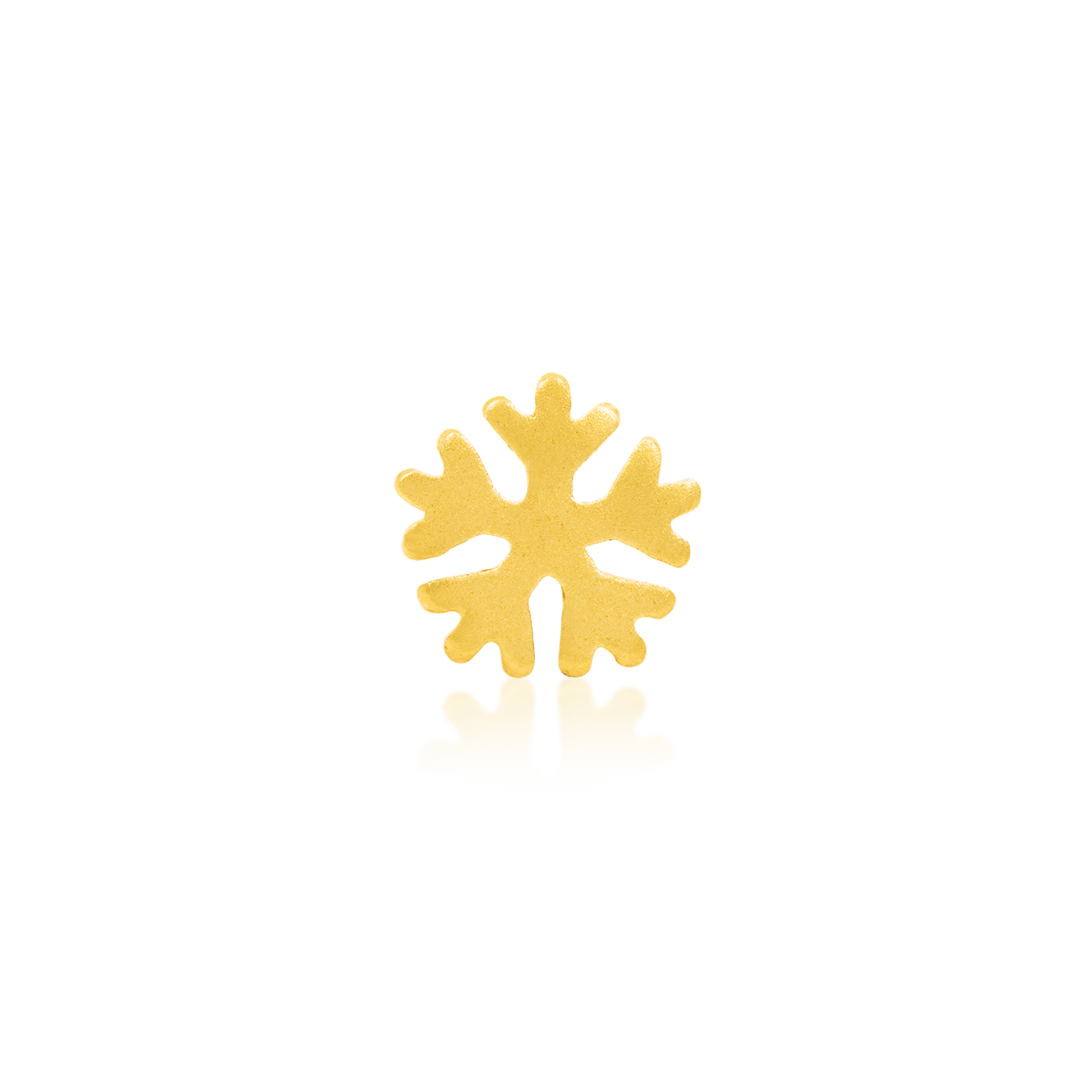 Snowflake Sandblast 14k Gold by Junipurr