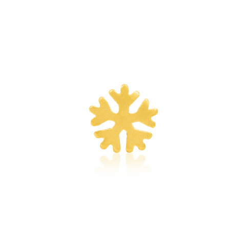 Snowflake Sandblast 14k Gold by Junipurr