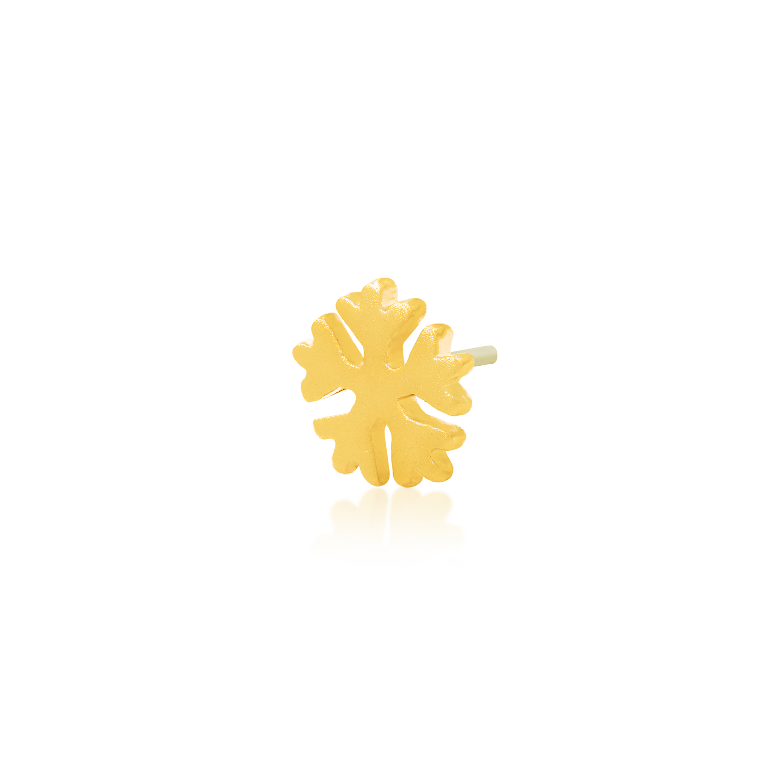 Snowflake Sandblast 14k Gold by Junipurr