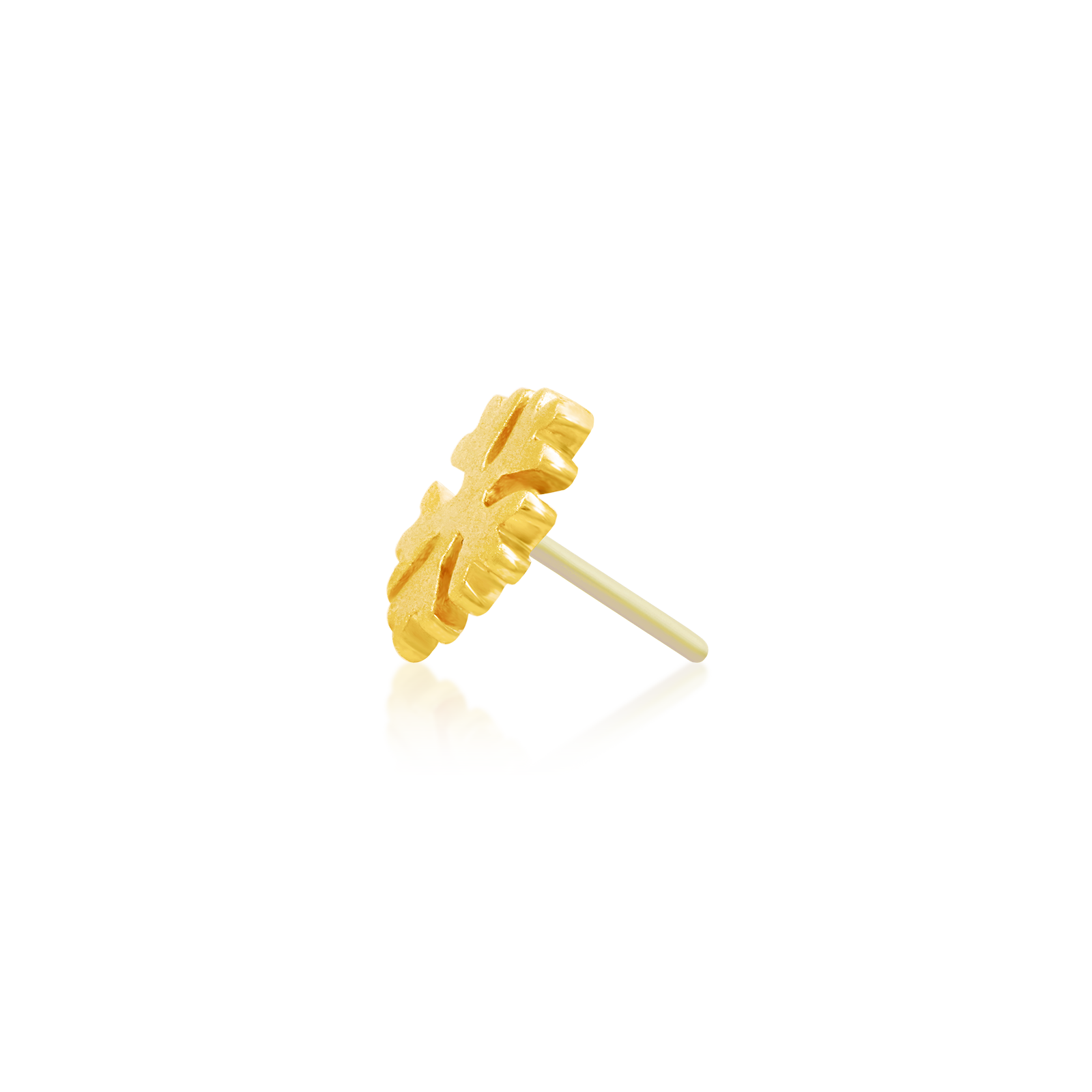 Snowflake Sandblast 14k Gold by Junipurr