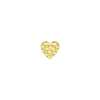 Hammered Heart in 14k Gold by Junipurr