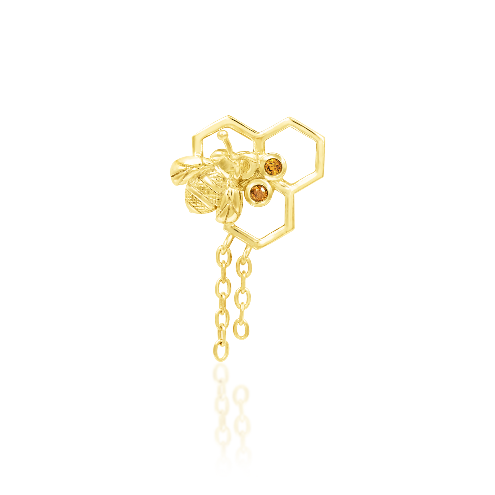 Hivemind in 14k Gold by Junipurr