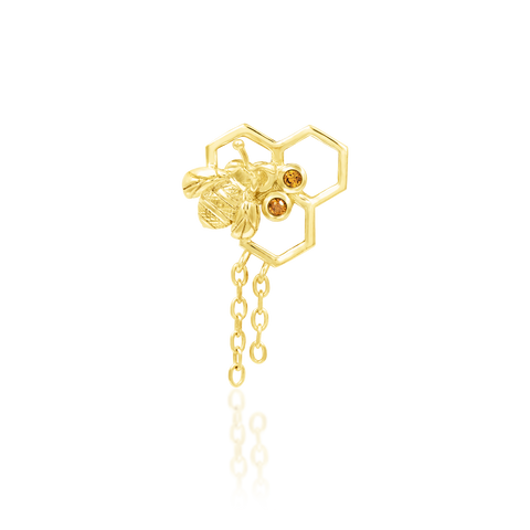 Hivemind in 14k Gold by Junipurr