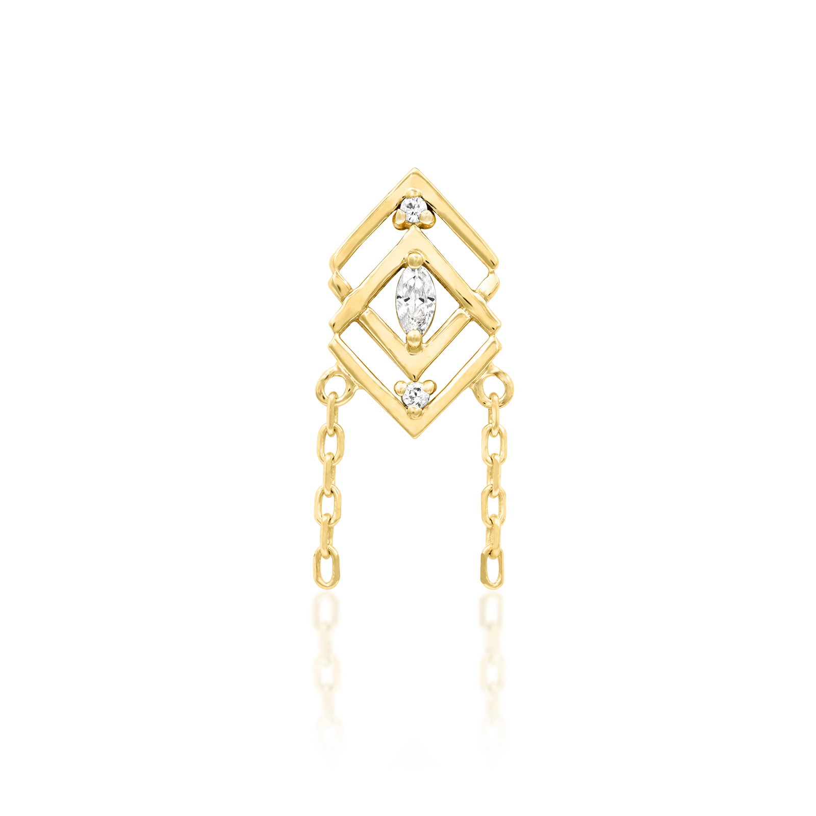Iris in 14k Gold by Junipurr