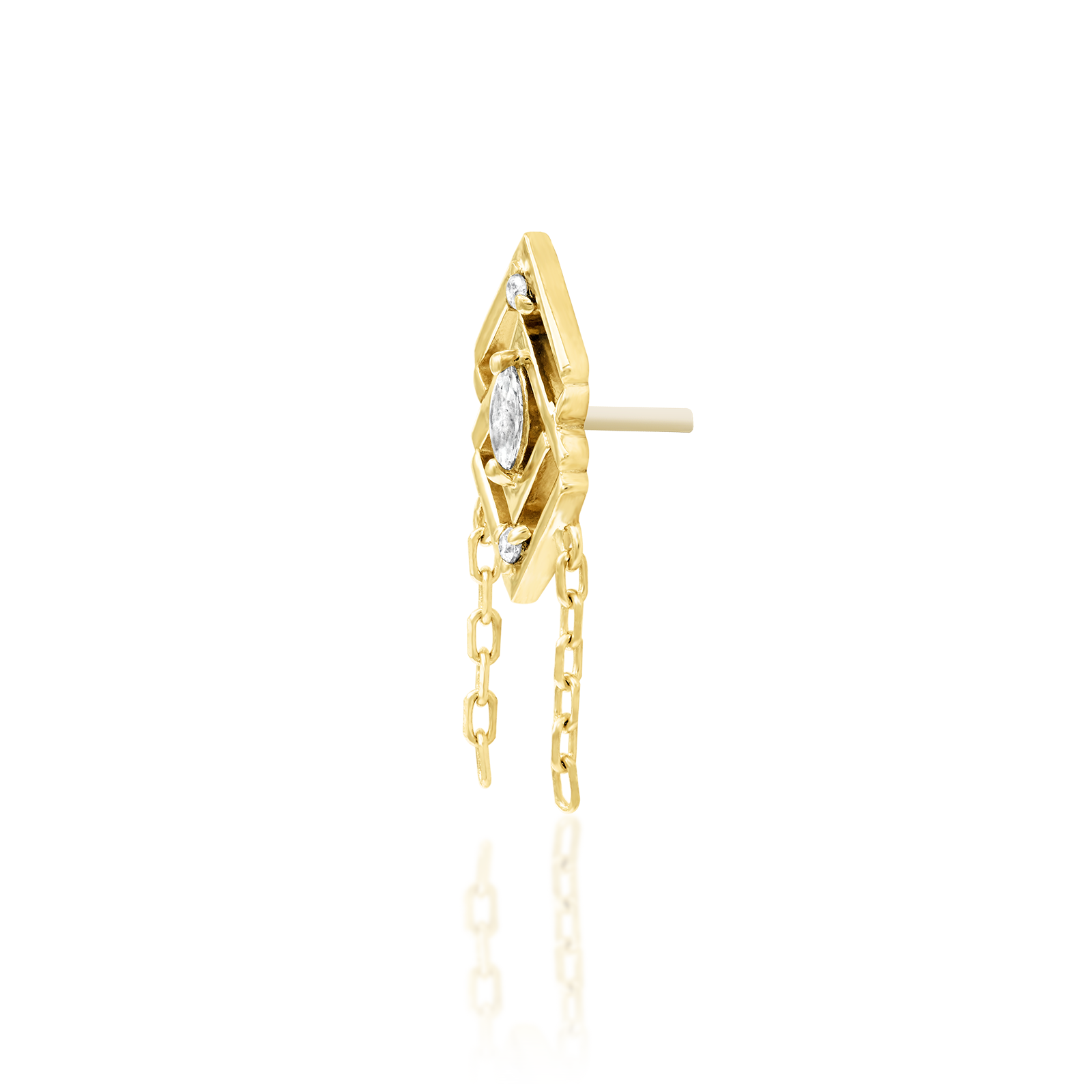 Iris in 14k Gold by Junipurr
