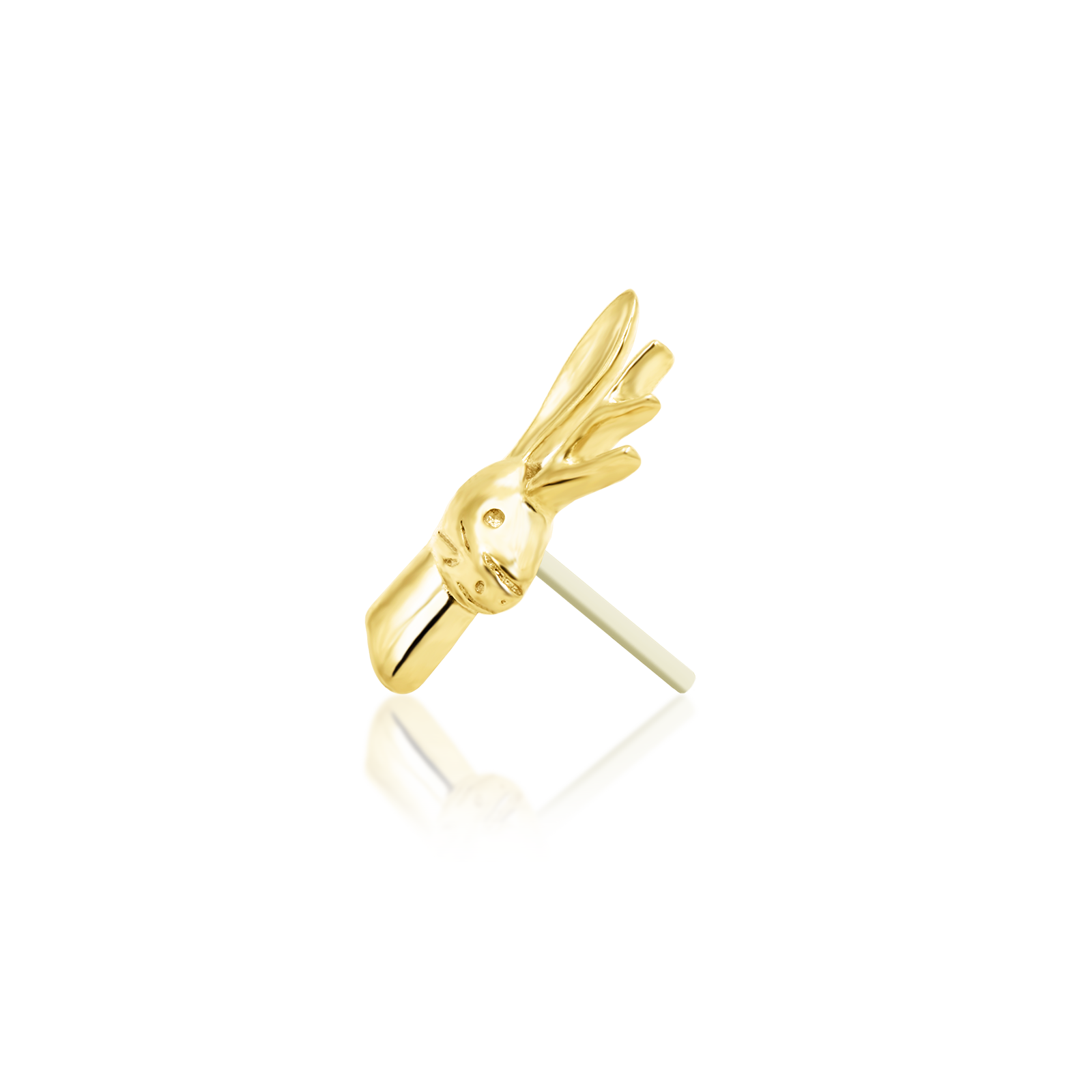 Jack-O-Lope in 14k Gold by Junipurr