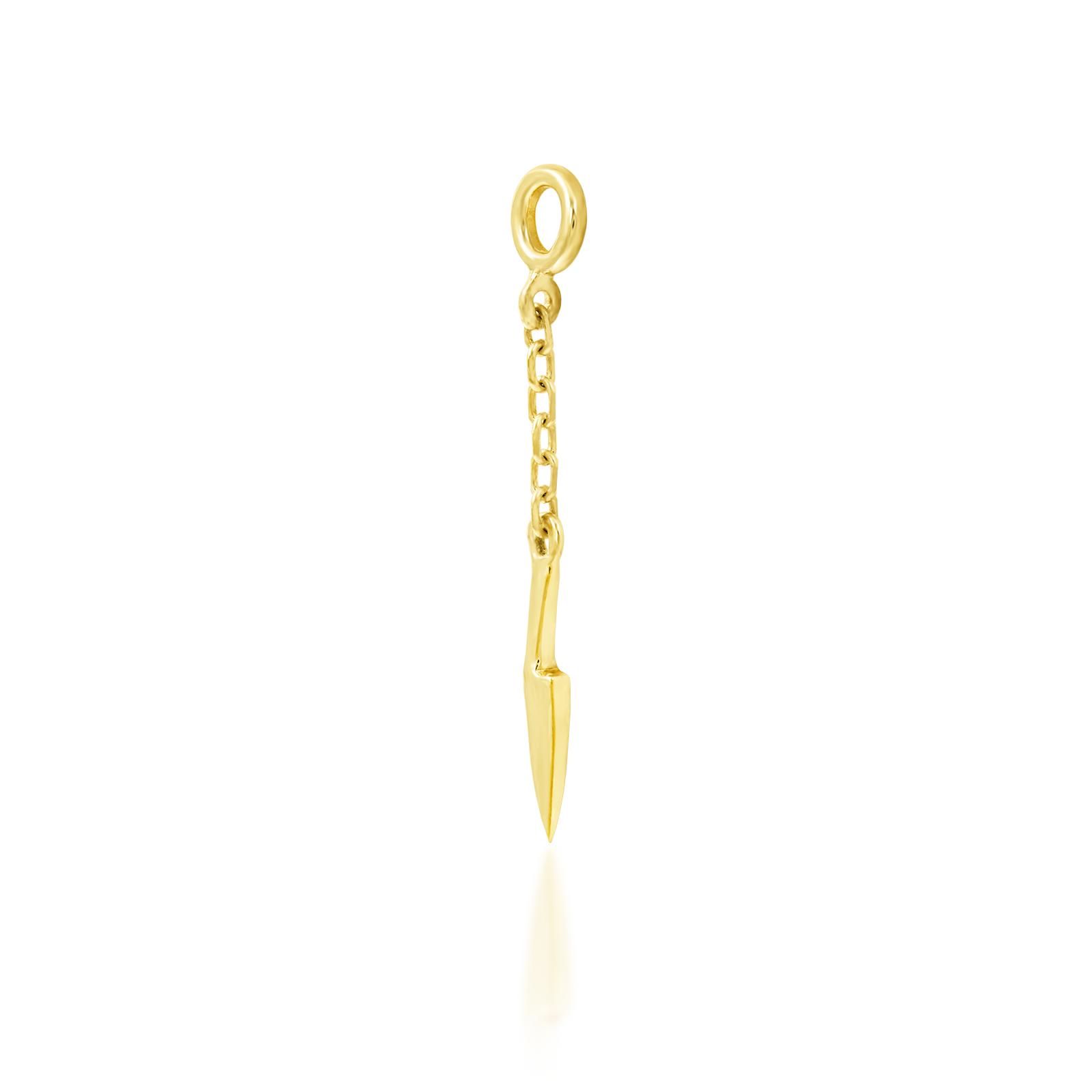 Knife Play in 14k gold by Junipurr