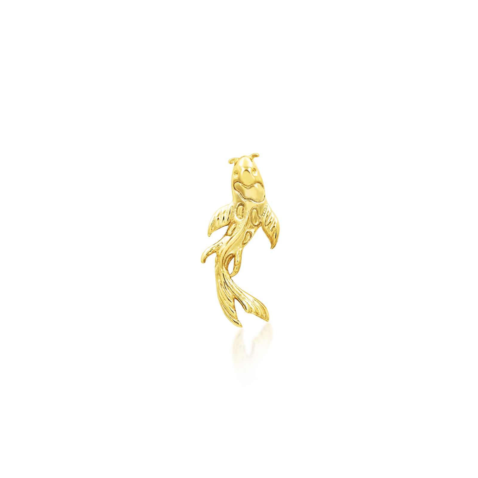 Koi in 14k Gold by Junipurr