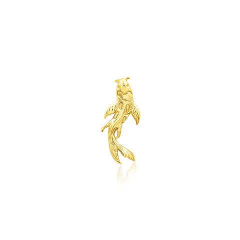 Koi in 14k Gold by Junipurr
