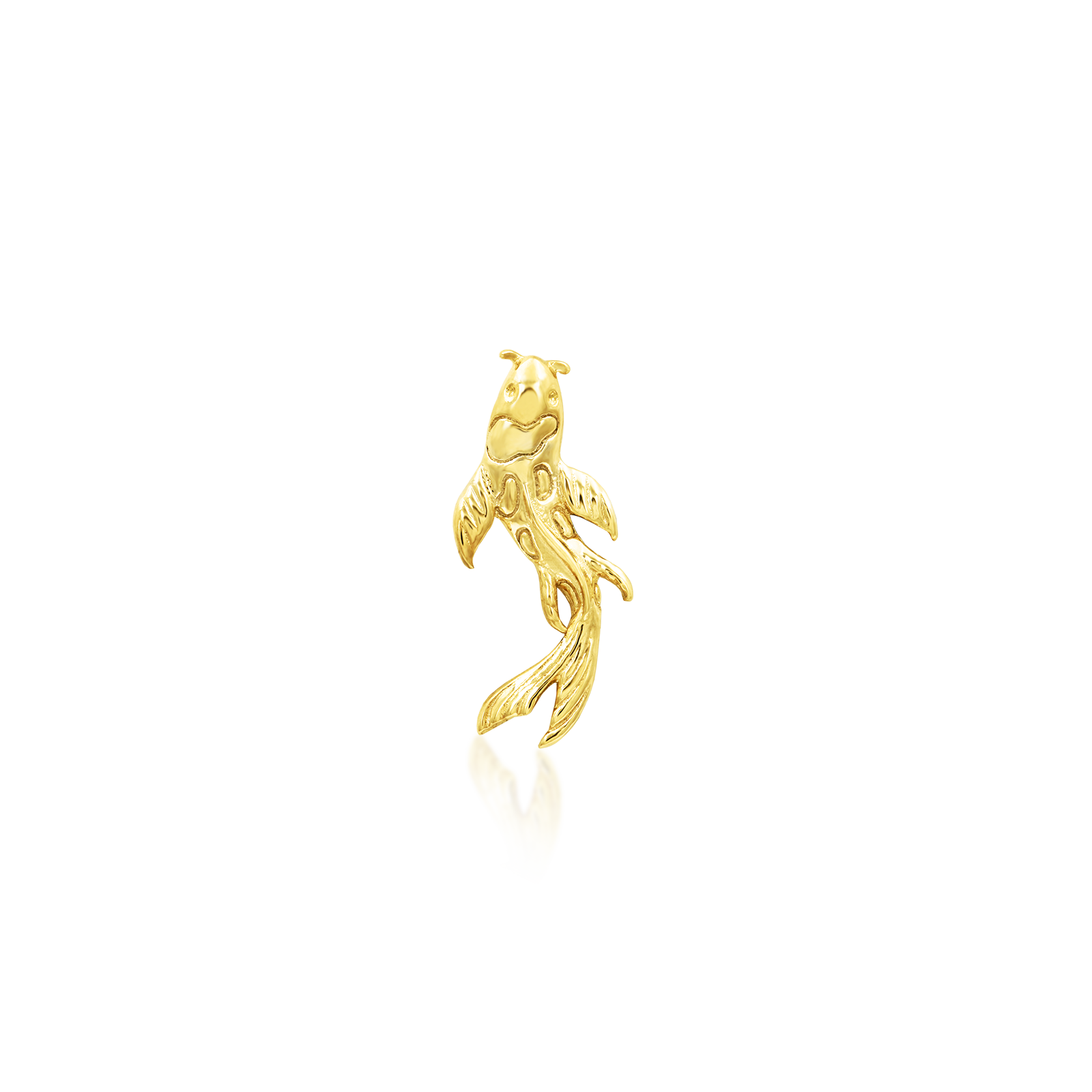 Koi in 14k Gold by Junipurr